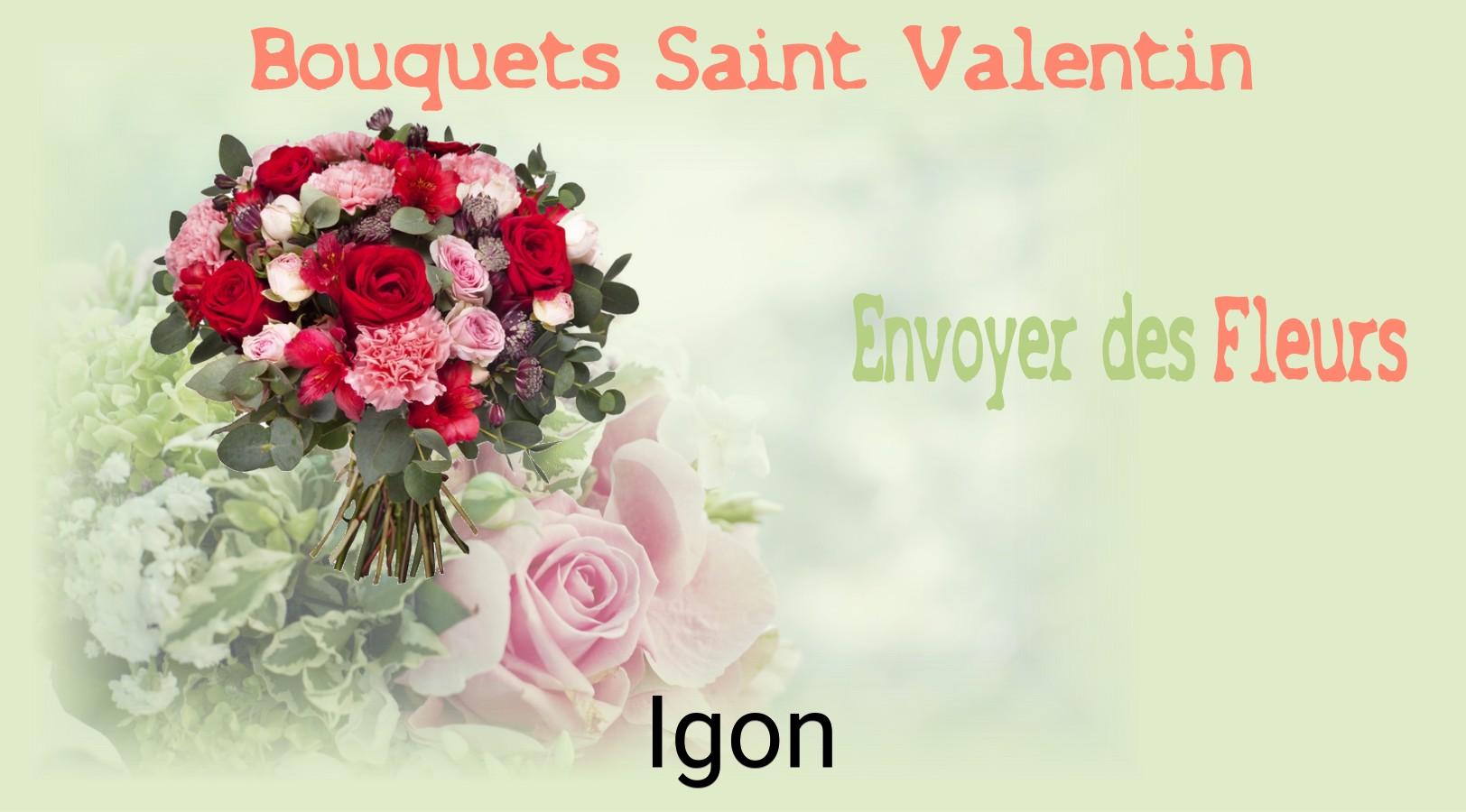 Roses de Saint-Valentin livrées à Igon